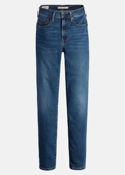 Discount LEVI'S® 724 HIGH RISE STRAIGHT BLUE WAVE