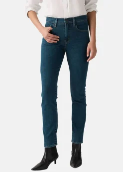 LEVI'S® 724 HIGH RISE STRAIGHT TORN BALL