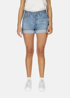Best LEVI'S® 501 ROLLED SHORT ORINDA NIG