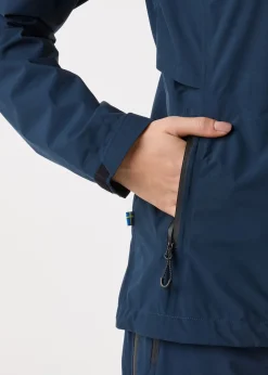 Swedemount Abisko Shell Rain Jacket W Navy