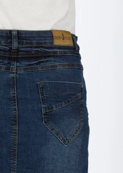 New Seaside Acapulco Beach Skirt Denim Blue