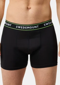 Best Swedemount Active Boxer Shorts 2-Pack Black
