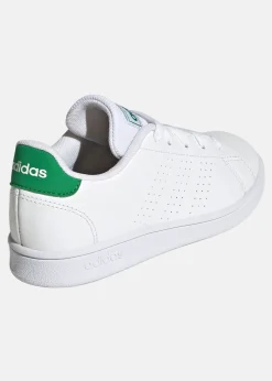 Discount Adidas ADVANTAGE K FTWWHT/GREEN/CBLACK