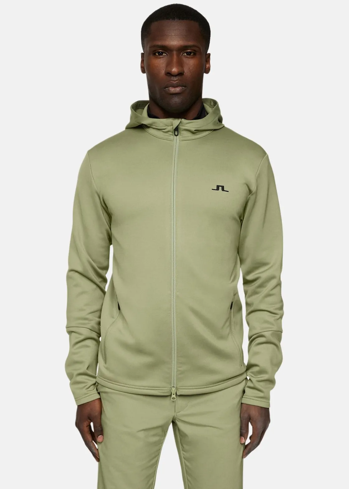 Best J.lindeberg Aerial Full Zip Hood Oil Green