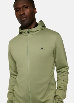 Best J.lindeberg Aerial Full Zip Hood Oil Green