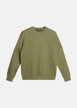Online J.lindeberg Alpha Crew Neck Oil Green