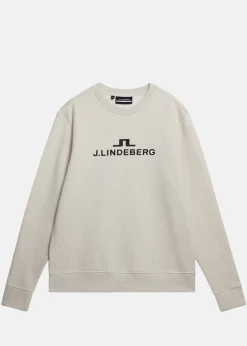 Discount J.lindeberg Alpha Crew Neck Beige Melange