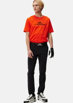 J.lindeberg Alpha T-shirt Tangerine Tango