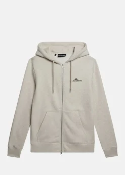 Clearance J.lindeberg Alpha Zip Hood Beige Melange