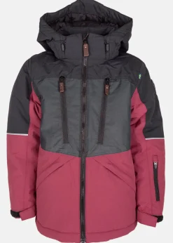 New Lindberg ALPINE WINTER JACKET BLACK/CERISE