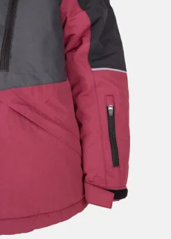 New Lindberg ALPINE WINTER JACKET BLACK/CERISE