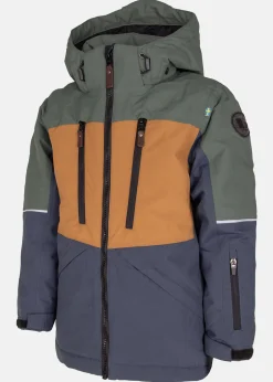 Clearance Lindberg ALPINE WINTER JACKET GREEN/BLUE