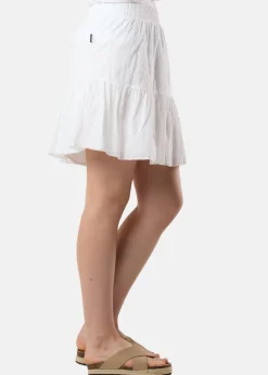 Hot Seaside Angelica Short Skirt W White