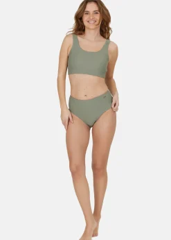 Best Athlecia Aqumiee W Bikini High Waisted Smoked Sage