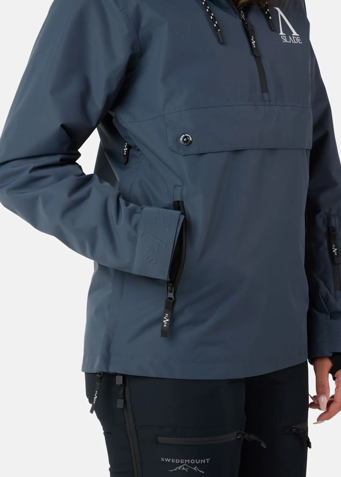 Hot Slade Aspen Anorak W Dk. Steel Green