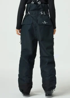 Outlet Slade Aspen Bib Pants JR Black