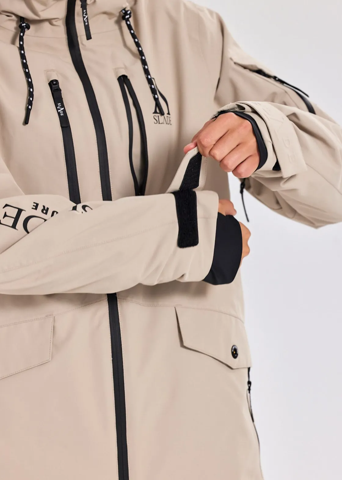 Hot Slade Aspen Shell Jacket W Sand