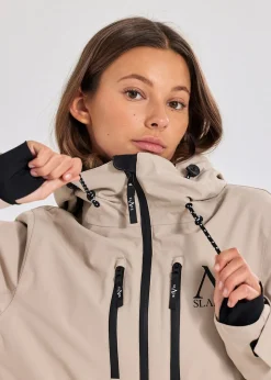 Hot Slade Aspen Shell Jacket W Sand