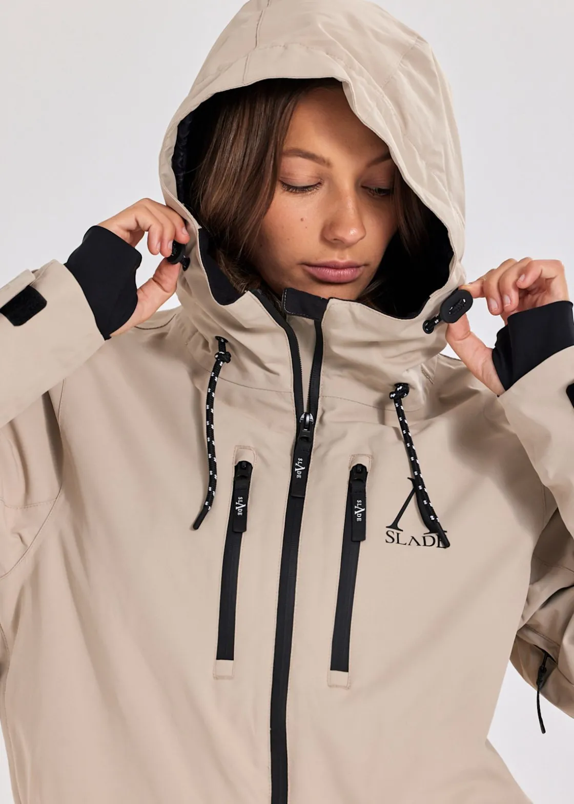 Hot Slade Aspen Shell Jacket W Sand