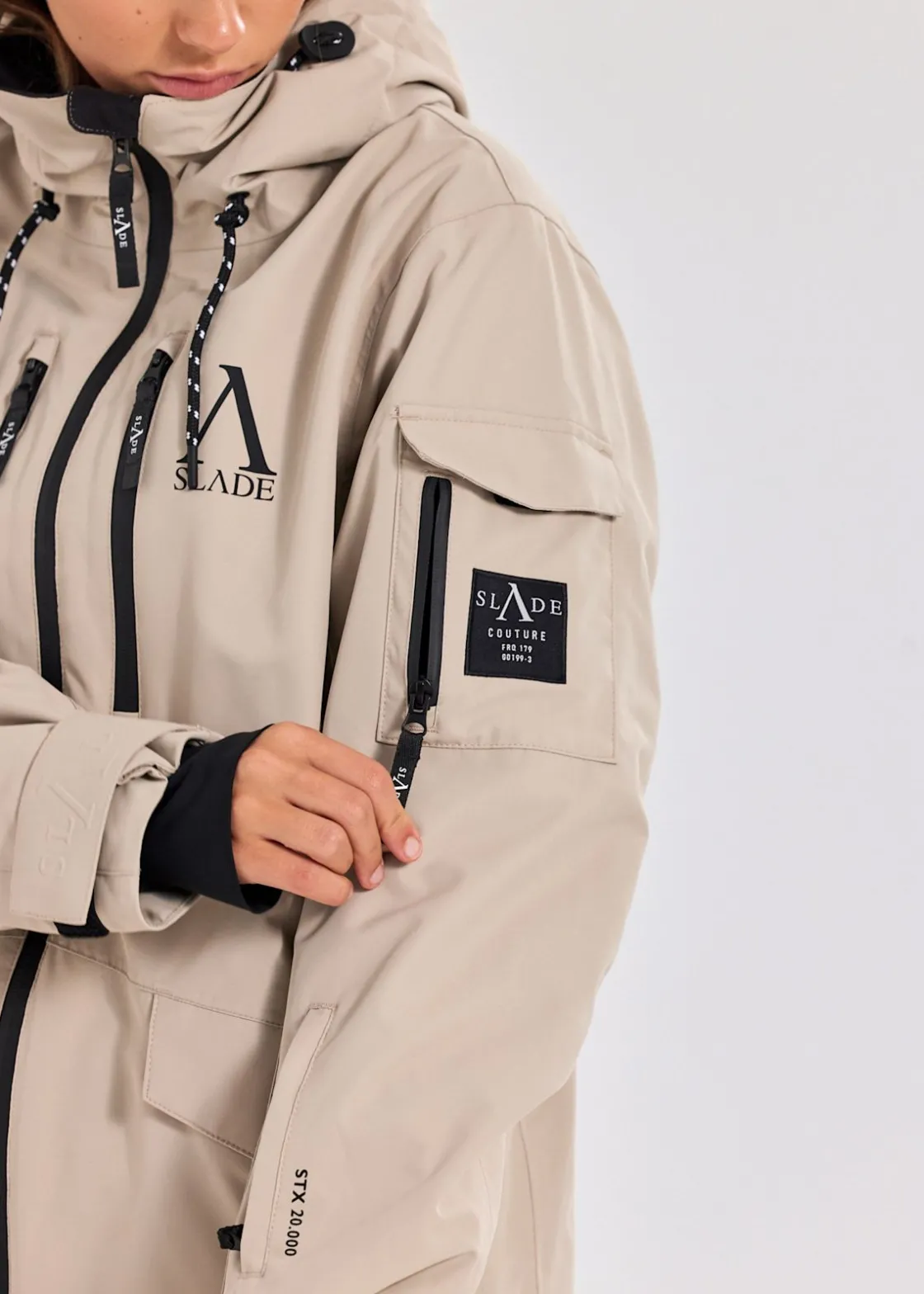 Hot Slade Aspen Shell Jacket W Sand