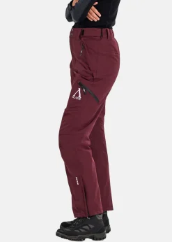 Hot Slade Aspen Shell Pants W Burgundy