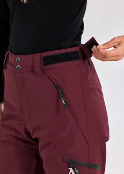 Hot Slade Aspen Shell Pants W Burgundy