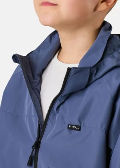 Online X-trail Aspen Wind Jacket JR Denim Blue