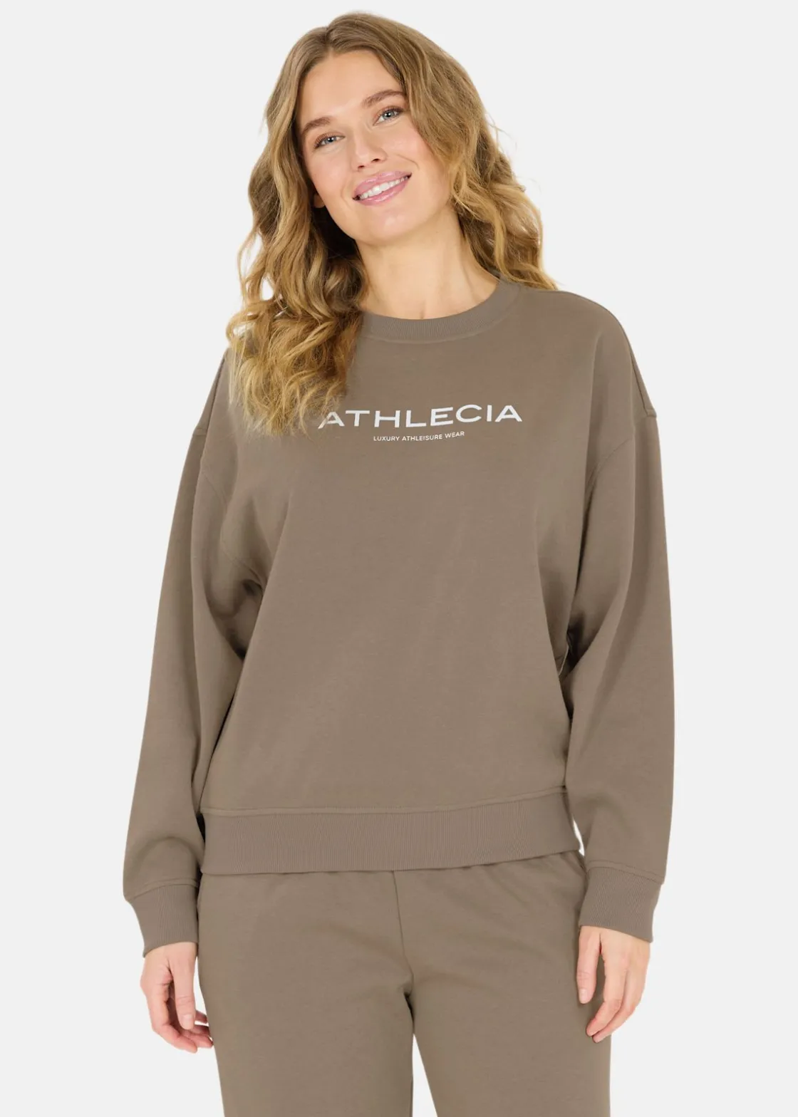 New Athlecia Atkins W Crewneck Greige