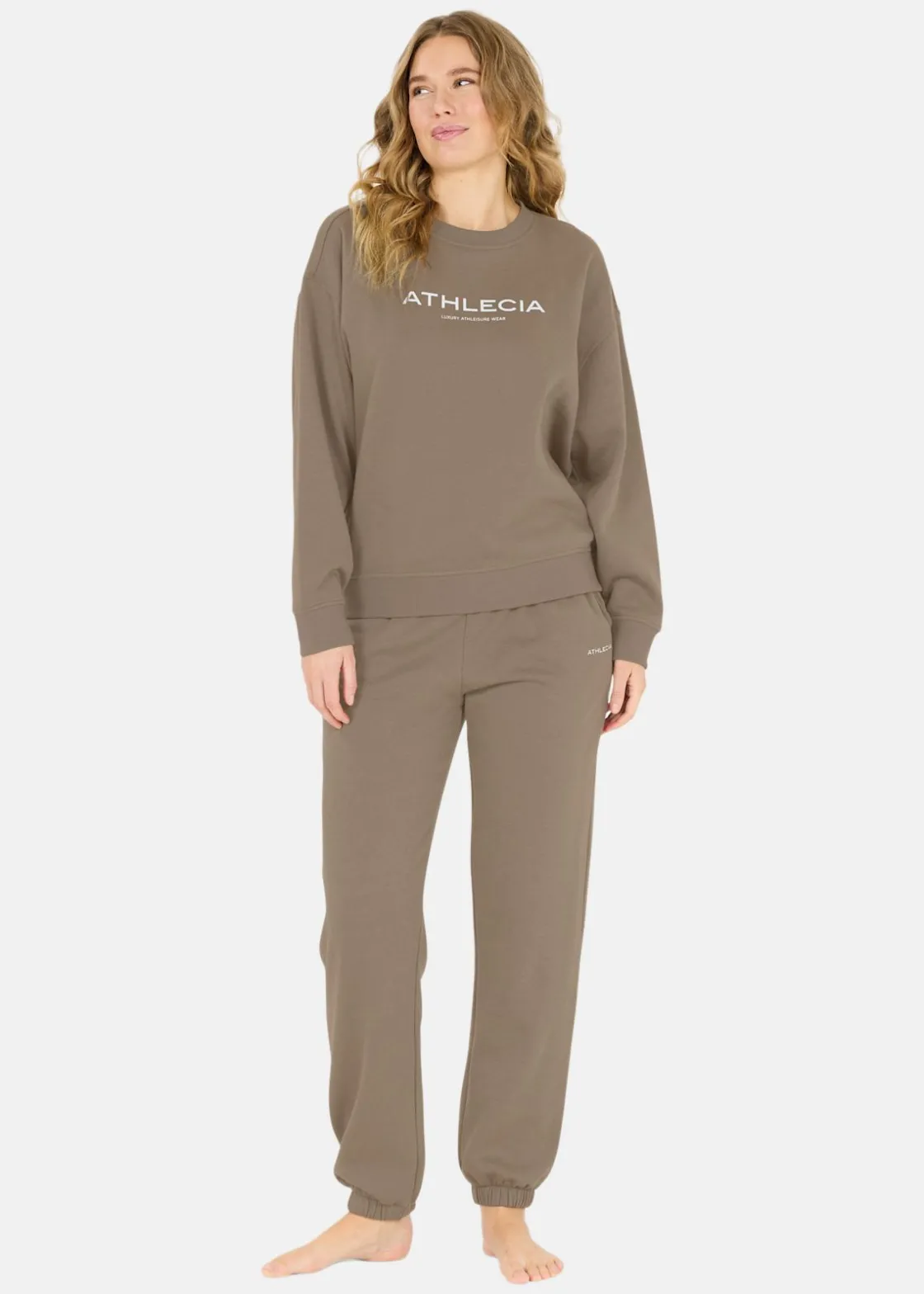 New Athlecia Atkins W Crewneck Greige