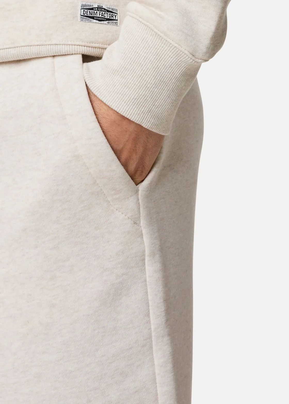 Online Denim Factory Atlanta Shorts Oatmeal Melange