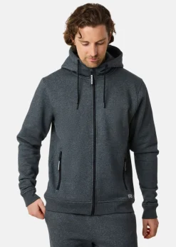 Best Denim Factory Atlanta Zip Hood Dk. Grey Melange