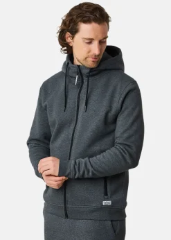 Best Denim Factory Atlanta Zip Hood Dk. Grey Melange