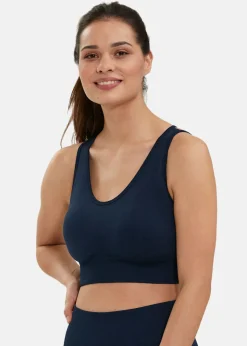 New Athlecia Balance W Seamless Bra Dark Sapphire