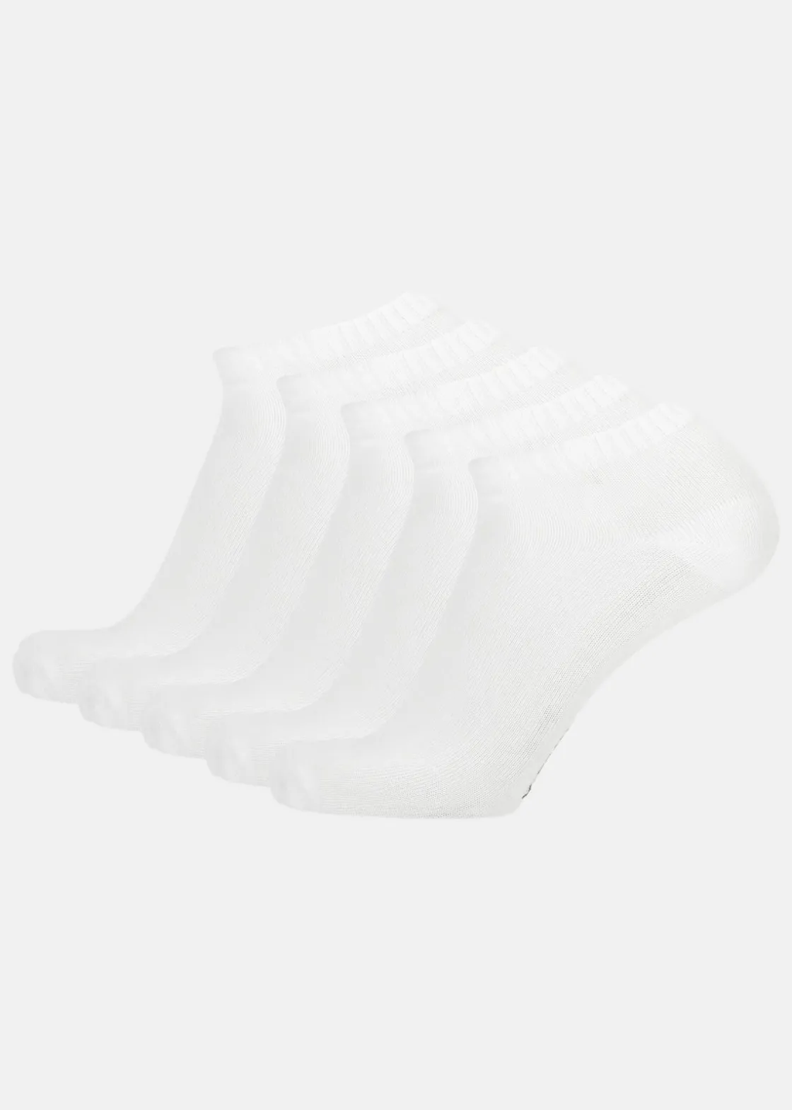 Clearance X-trail Bamboo Ankle Sock 5-Pack White