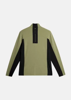 New J.lindeberg Banks Mid Layer Oil Green