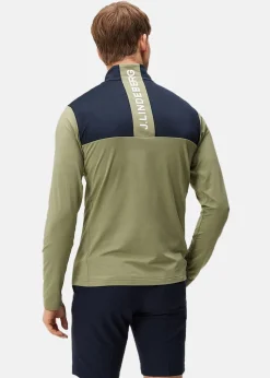 Sale J.lindeberg Banks Mid Layer Oil Green