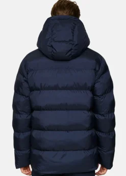 J.lindeberg Barek Padded Jacket White and JL Navy
