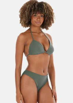 Outlet Athlecia Bay W Triangle Bikini Top Balsam Green