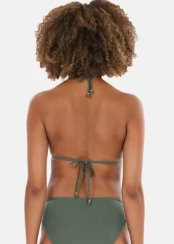 Outlet Athlecia Bay W Triangle Bikini Top Balsam Green