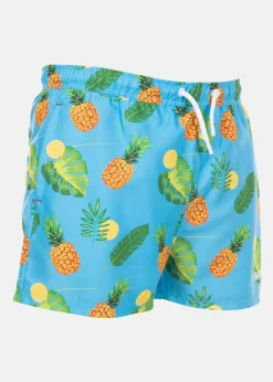 Discount Blount & Pool Beachshorts Turquoise Lemon Pineapple