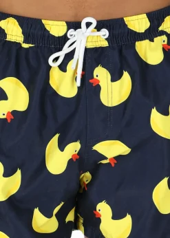 Discount Blount & Pool Beachshorts Navy Yellow Duck