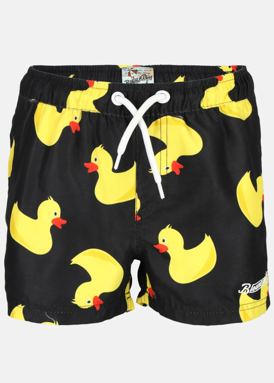 Discount Blount & Pool Beachshorts JR Black Yellow Duck