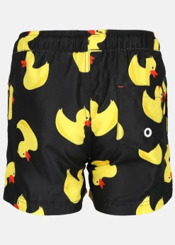 Discount Blount & Pool Beachshorts JR Black Yellow Duck