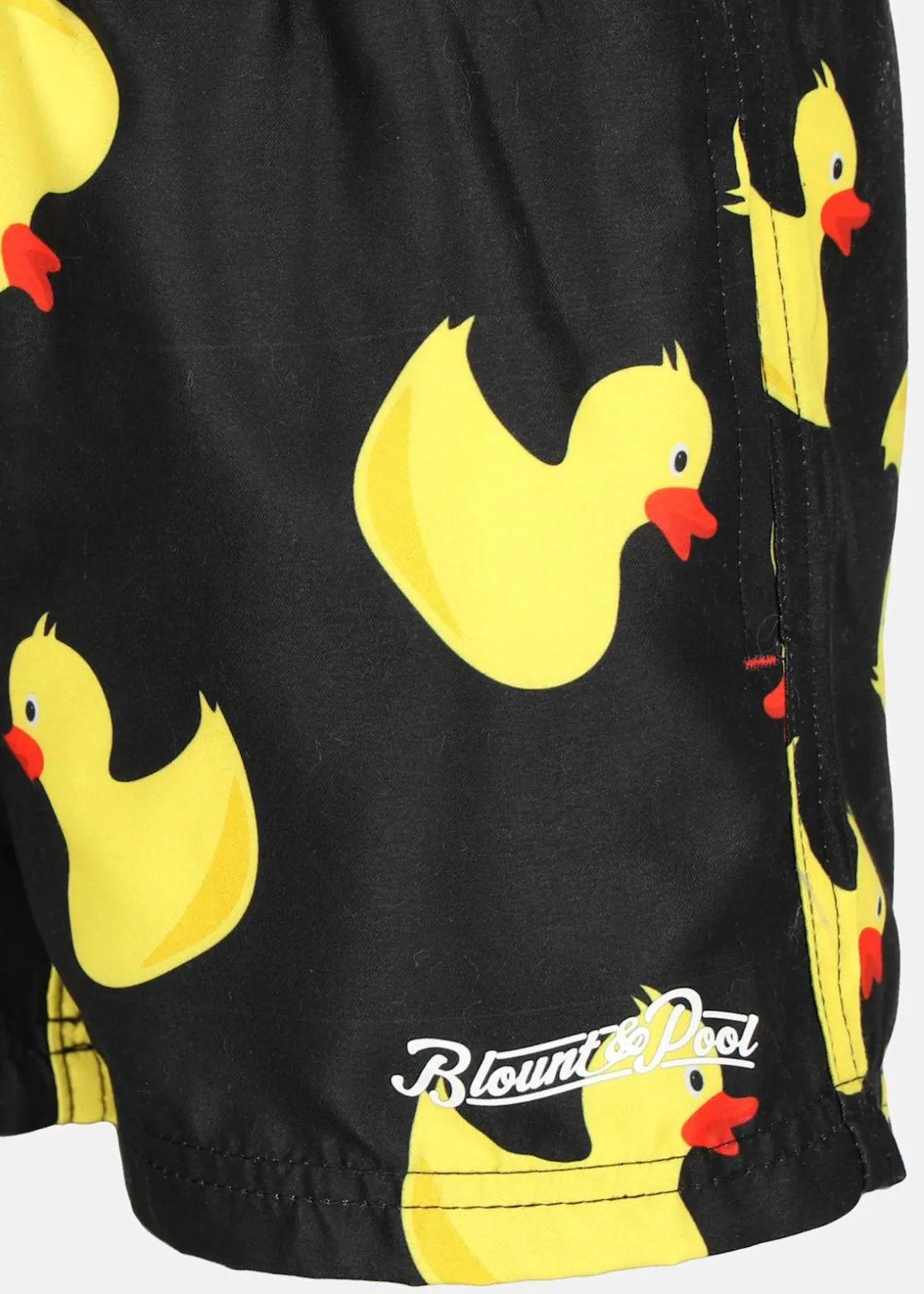 Discount Blount & Pool Beachshorts JR Black Yellow Duck