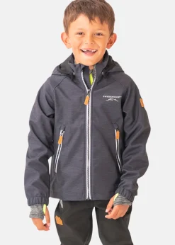 Outlet Swedemount Bergen Softshell Jacket JR Charcoal Melange