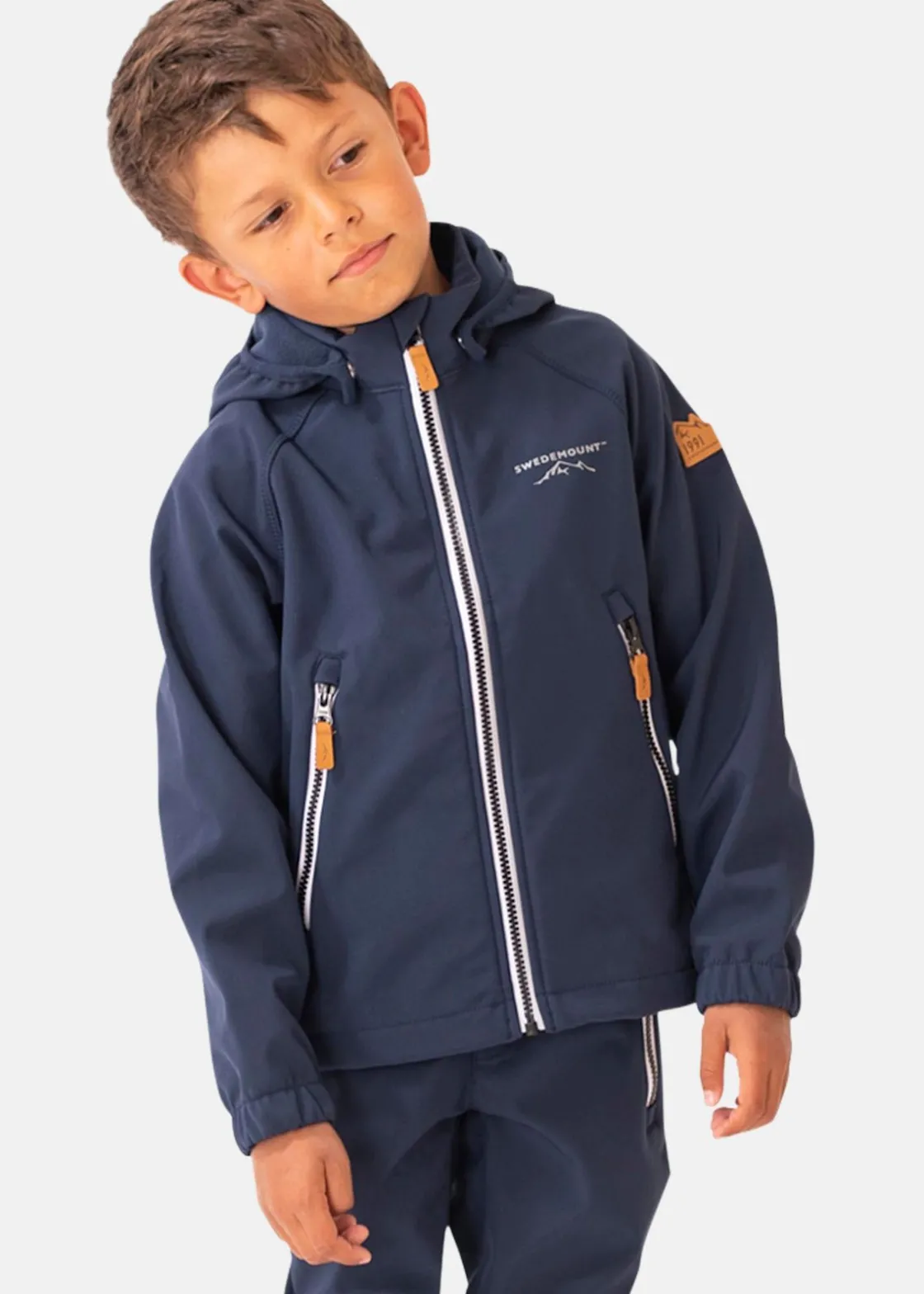Swedemount Bergen Softshell Jacket JR Navy
