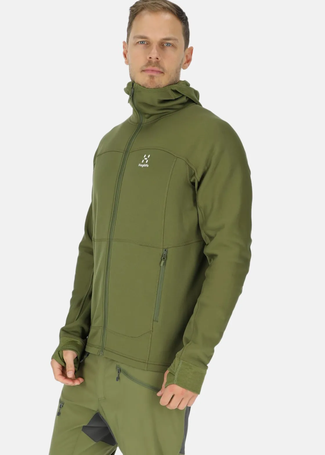 Online Haglöfs Betula Hood Men Olive Green