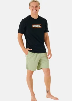 Clearance Rip Curl BIG MUMMA ICON TEE BLACK