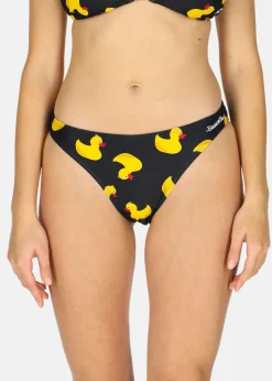 Discount Blount & Pool Bikini Triangle Bottom W Black Yellow Duck