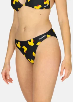 Discount Blount & Pool Bikini Triangle Bottom W Black Yellow Duck